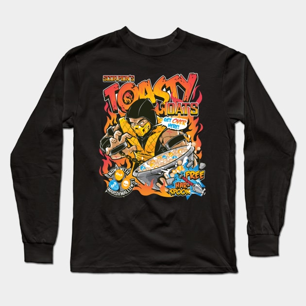 Toasty Oats Long Sleeve T-Shirt by harebrained